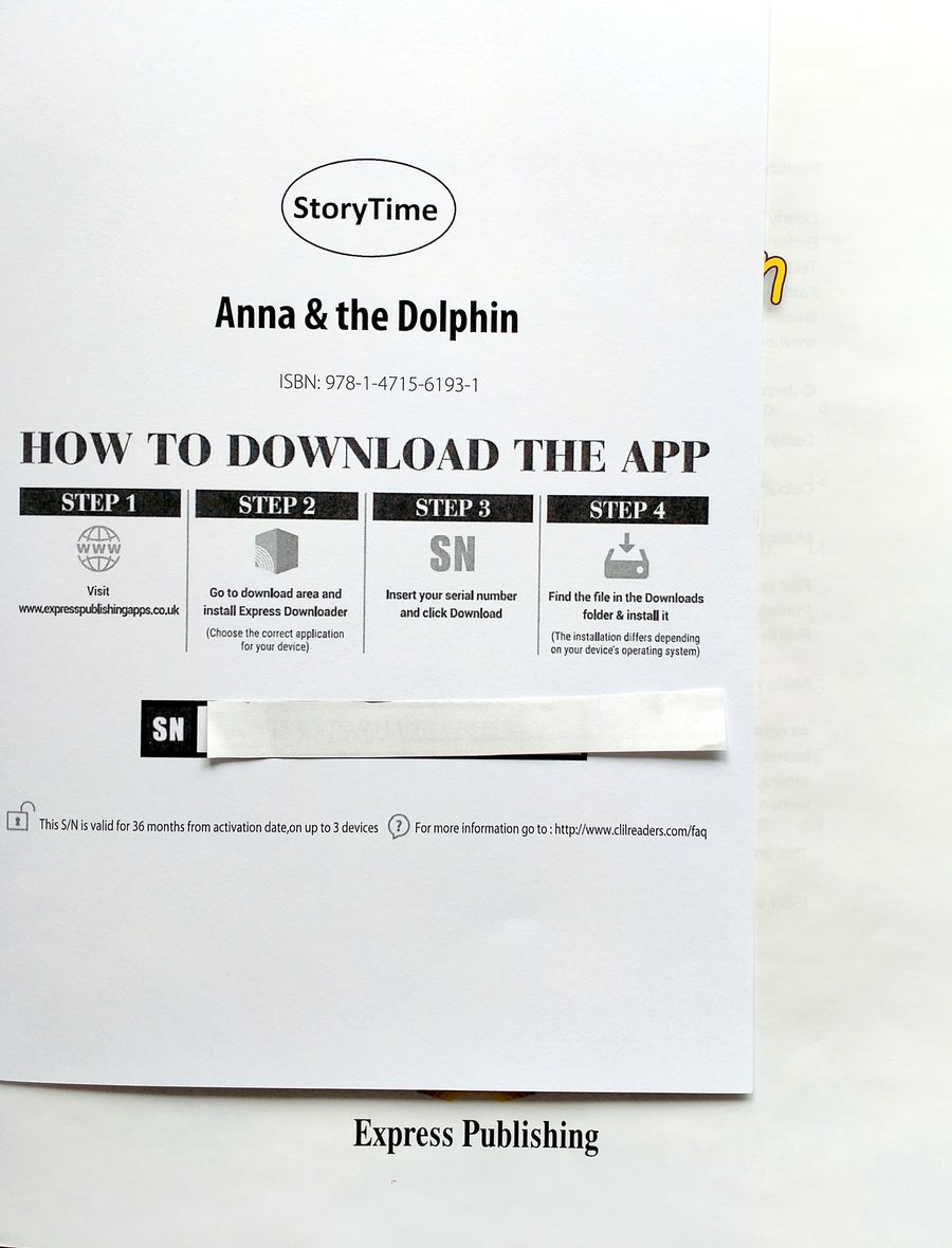 Storytime 1 Anna and The Dolphin with Application
