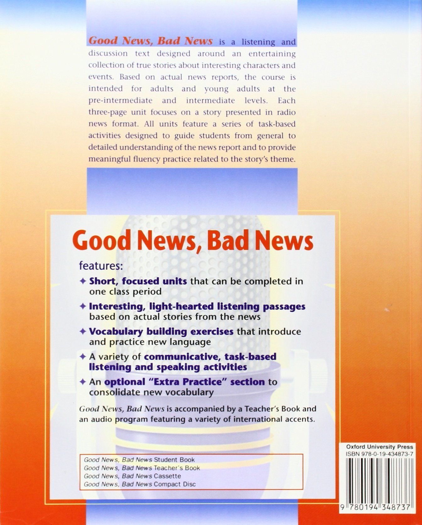 Good News, Bad News Student Book