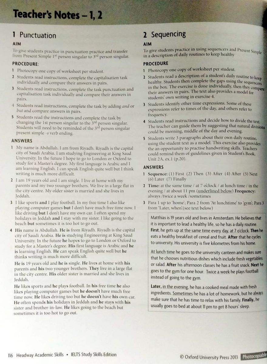 Headway Academic Skills IELTS Study Skills Edition 1 Teacher's Guide