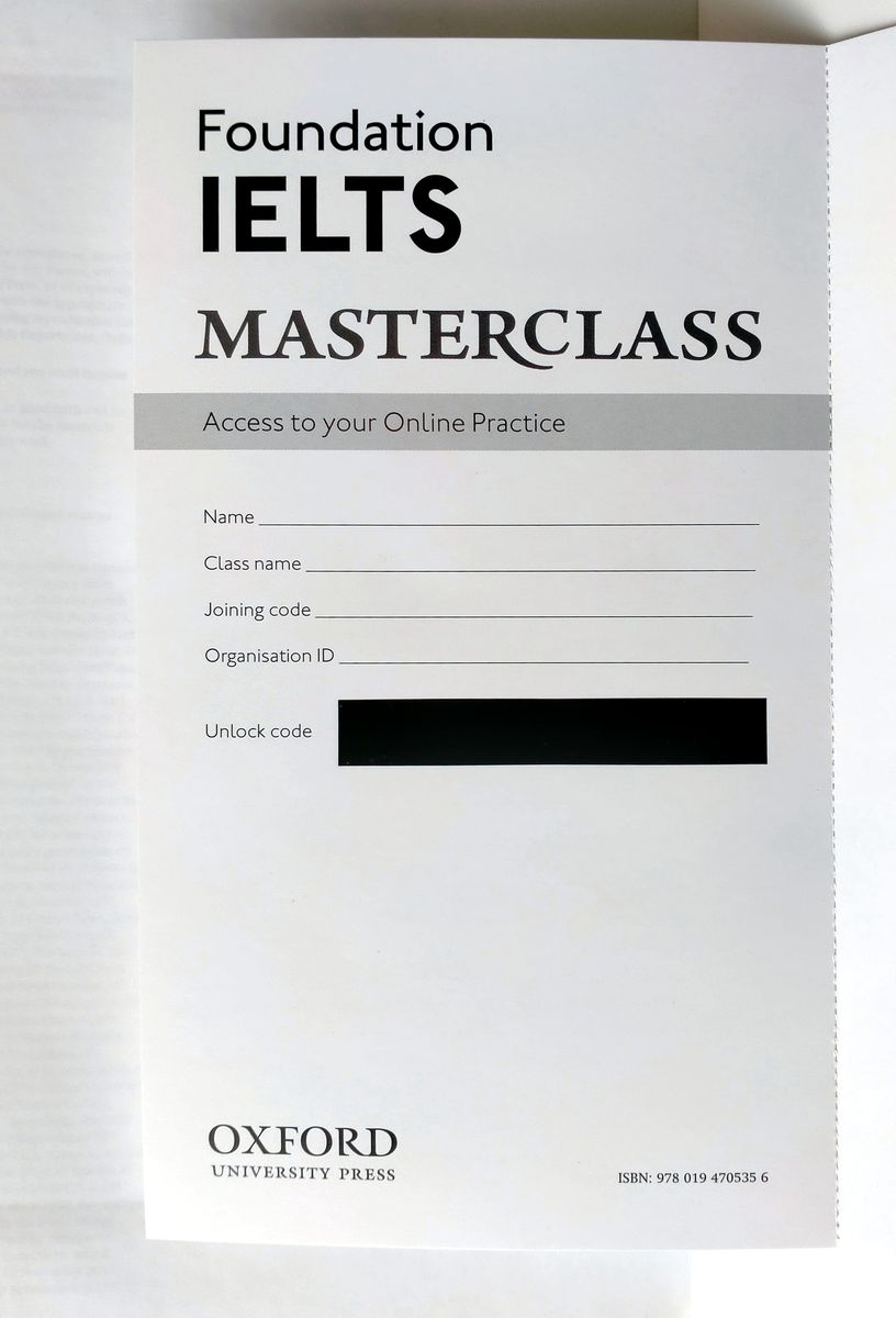 Foundation IELTS Masterclass Student Book with Online Practice