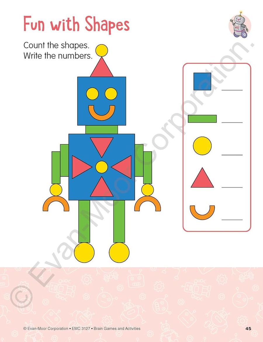 Brain Games and Activities Workbook Ages 4–5