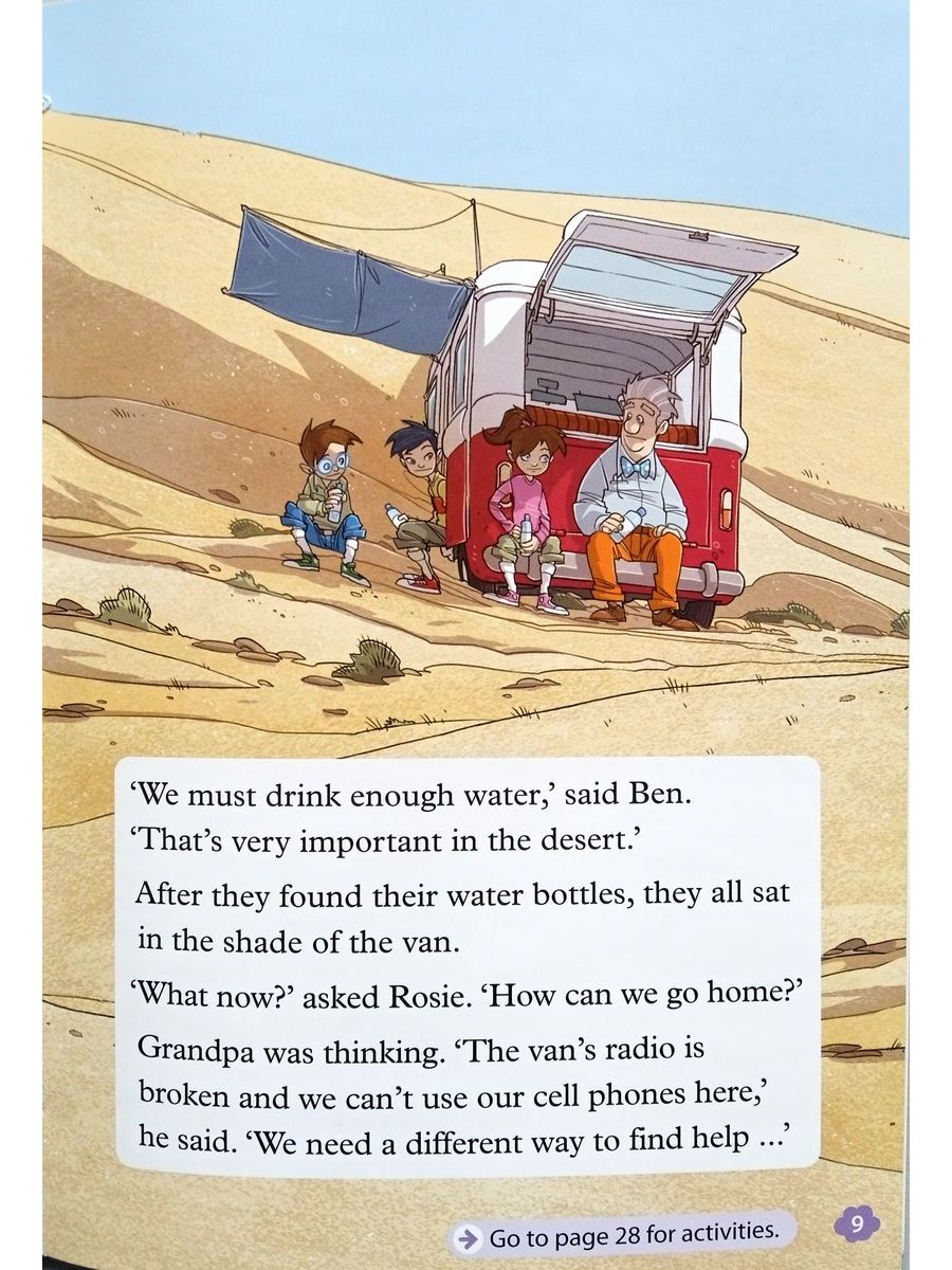 Oxford Read and Imagine 4 Lost in the Desert with Audio Download (access card inside)