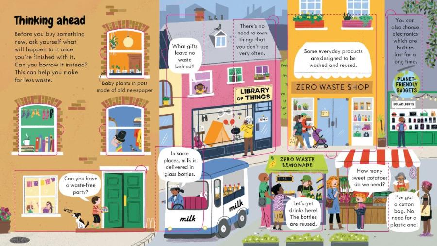 Usborne Lift-the-Flap Look Inside What We Throw Away