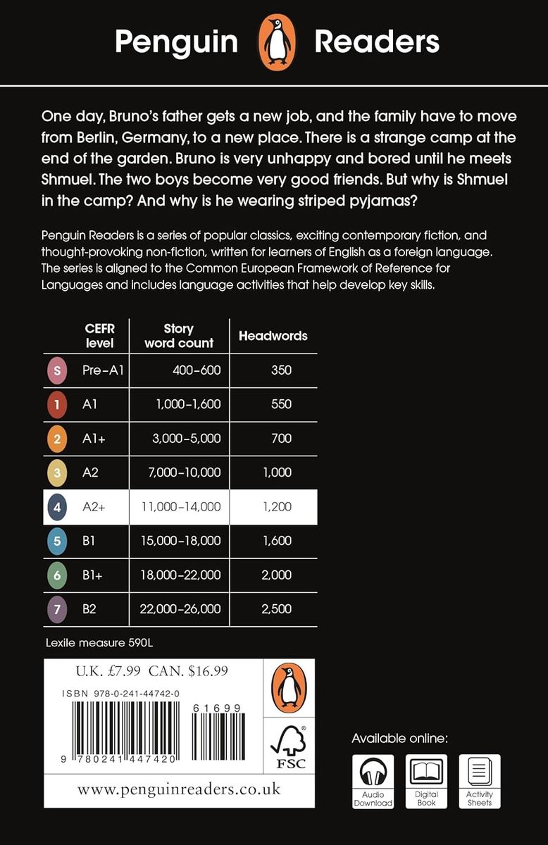 Penguin Readers 4 The Boy in Striped Pyjamas