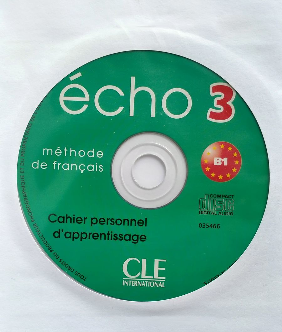 Echo 3 Cahier d'exercices + CD audio