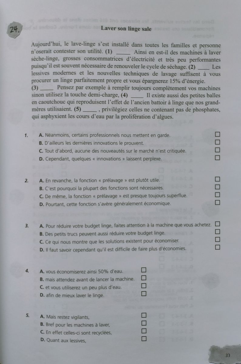 TEF Test d'Evaluation de Francais 250 activites Livre