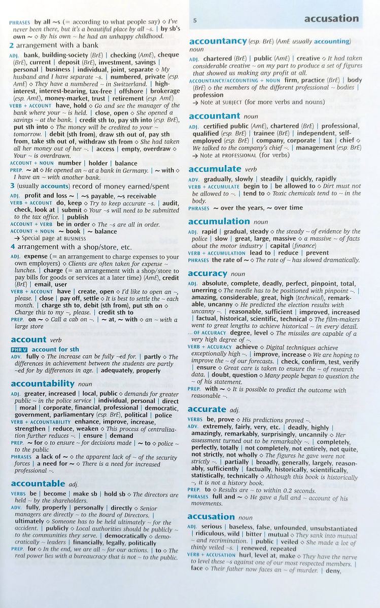 Oxford Collocations Dictionary for Students of English 2nd edition