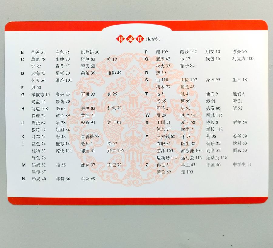 Учитесь у меня китайскому языку начальный этап карточки со словами