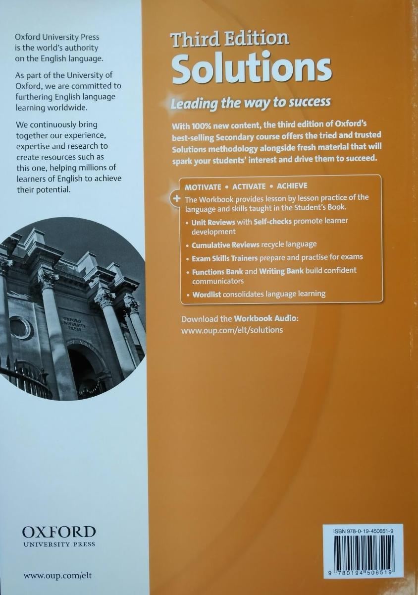 Solutions (3rd edition) Upper-Intermediate Workbook