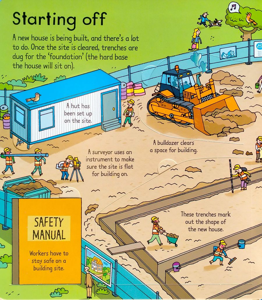 Usborne Look Inside a Building Site
