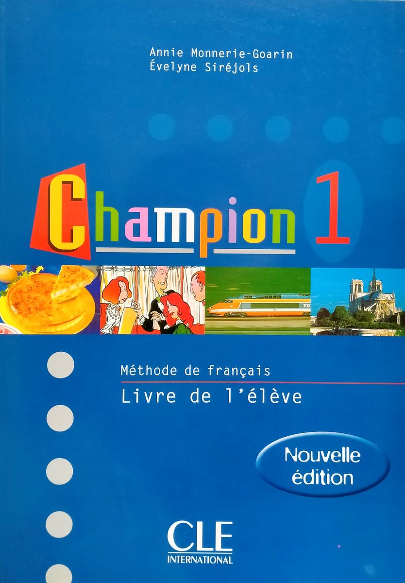 Champion 1 nouvelle edition Livre de l'eleve