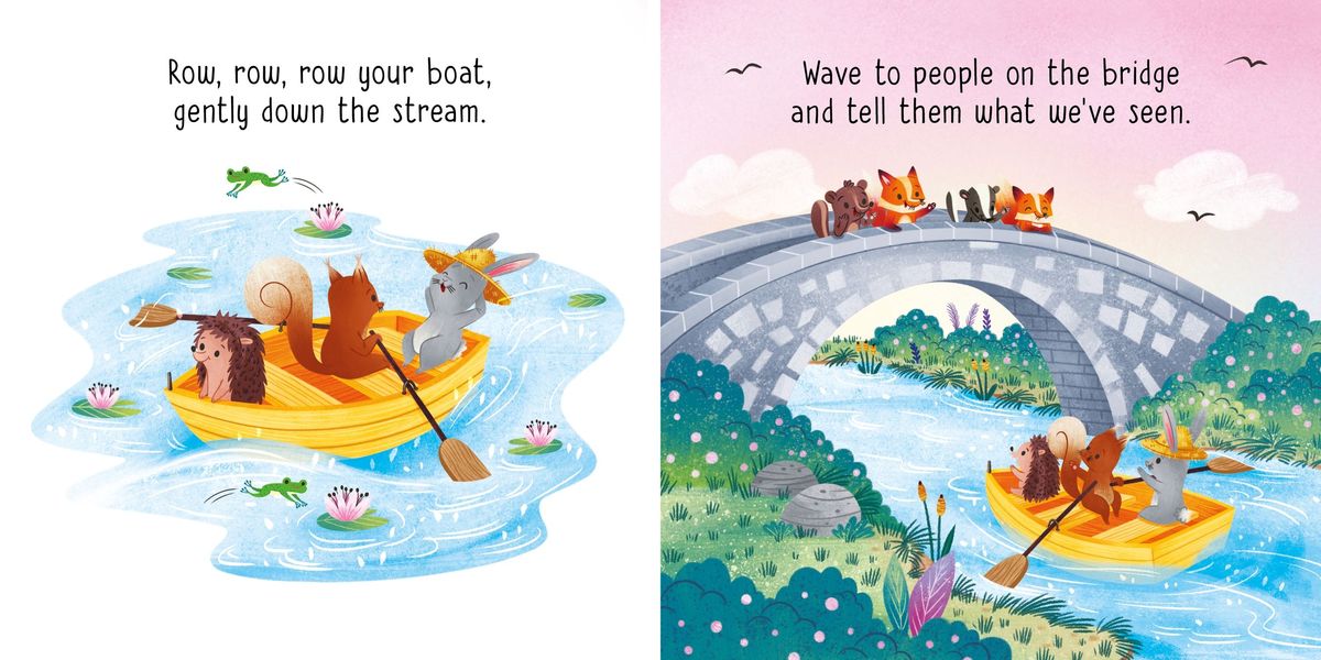 Usborne Little Board Books Row, row, row your boat