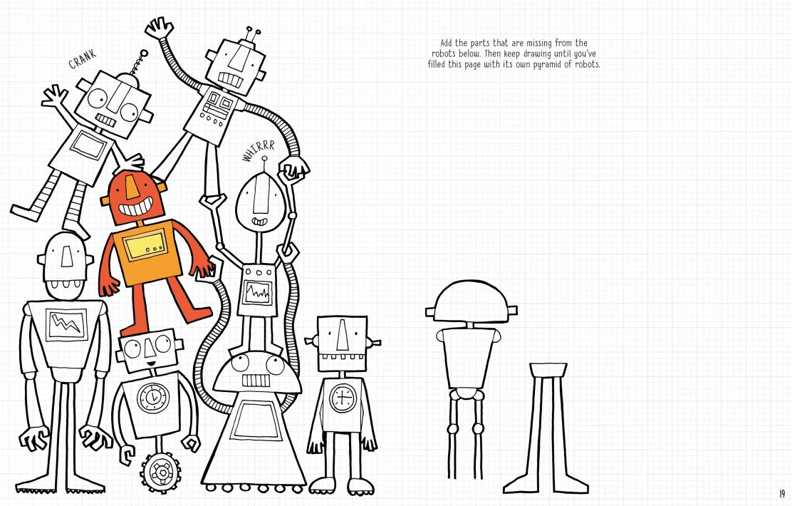 Drawing, Doodling and Colouring Activity Book