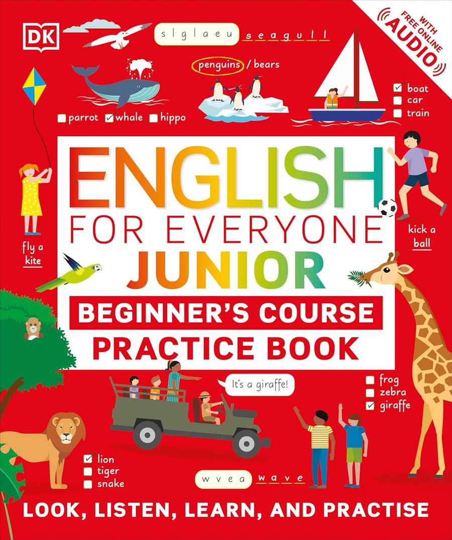 English for Everyone Junior Beginner's Practice Book with Audio
