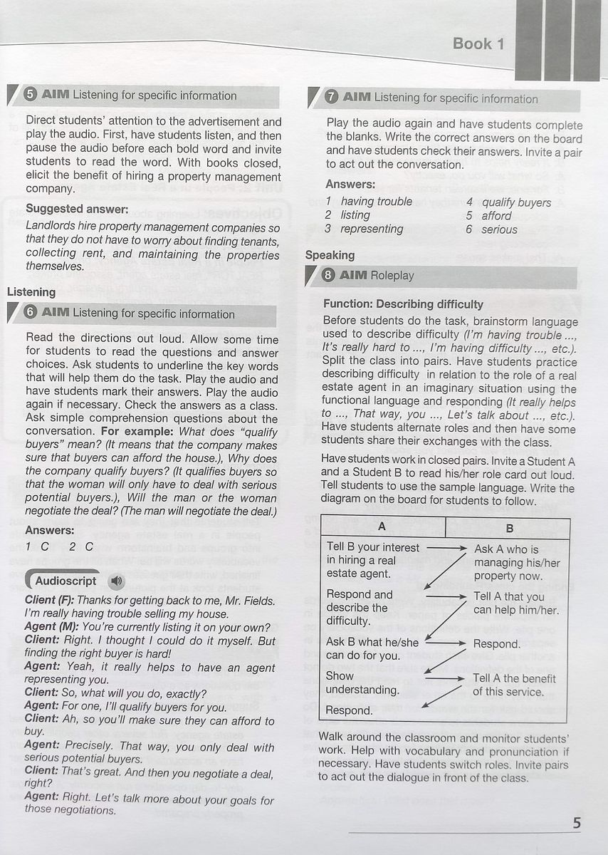Career Paths Real Estate Teacher's Guide