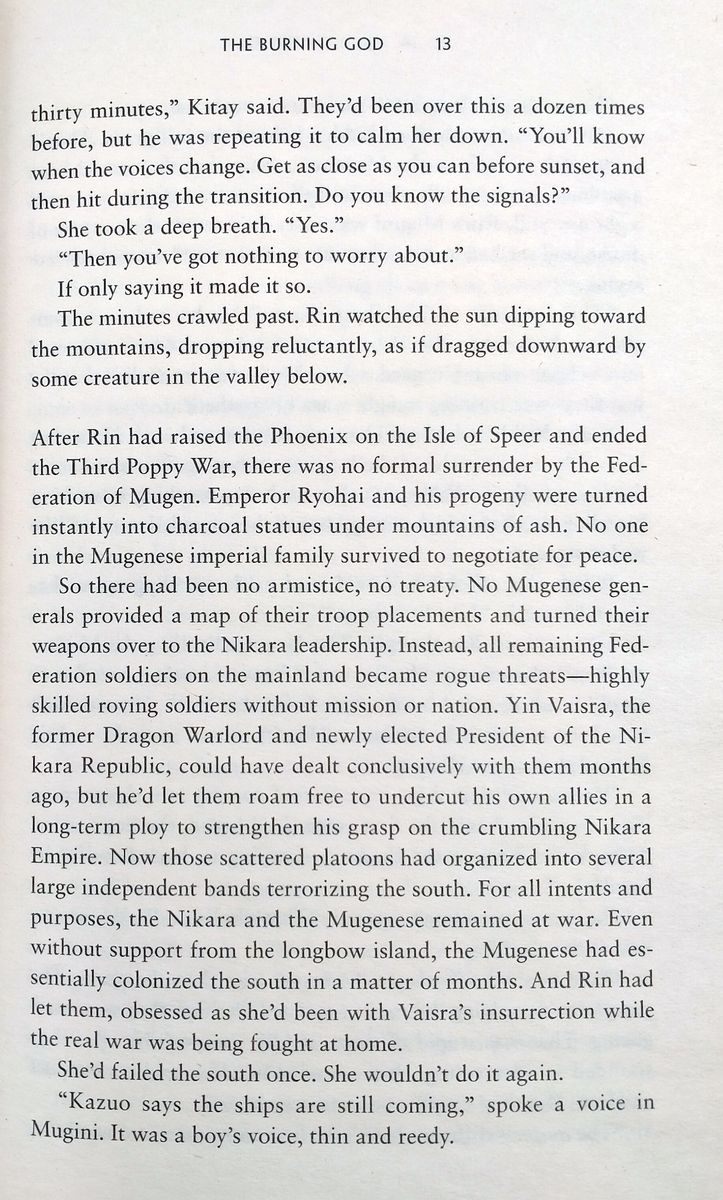 The Poppy War 3 The Burning God