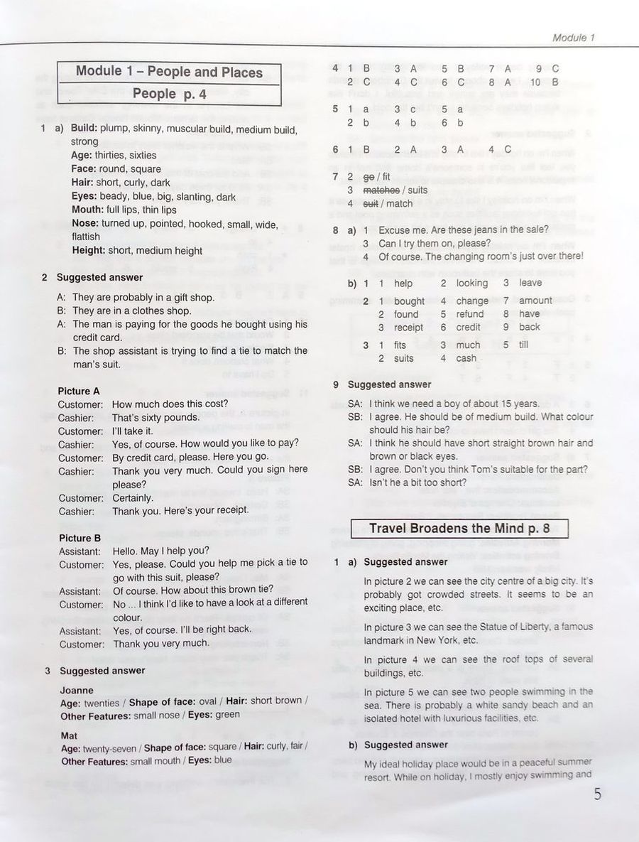 Enterprise 3 Plus Pre-Intermediate Video Activity Book Key