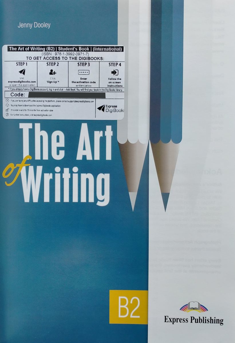 The Art of Writing B2 Student's Book
