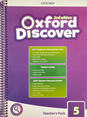 Oxford Discover (2nd edition) 5 Teacher's Book Pack (Teacher's Guide, CPT and Teacher Resource Center)