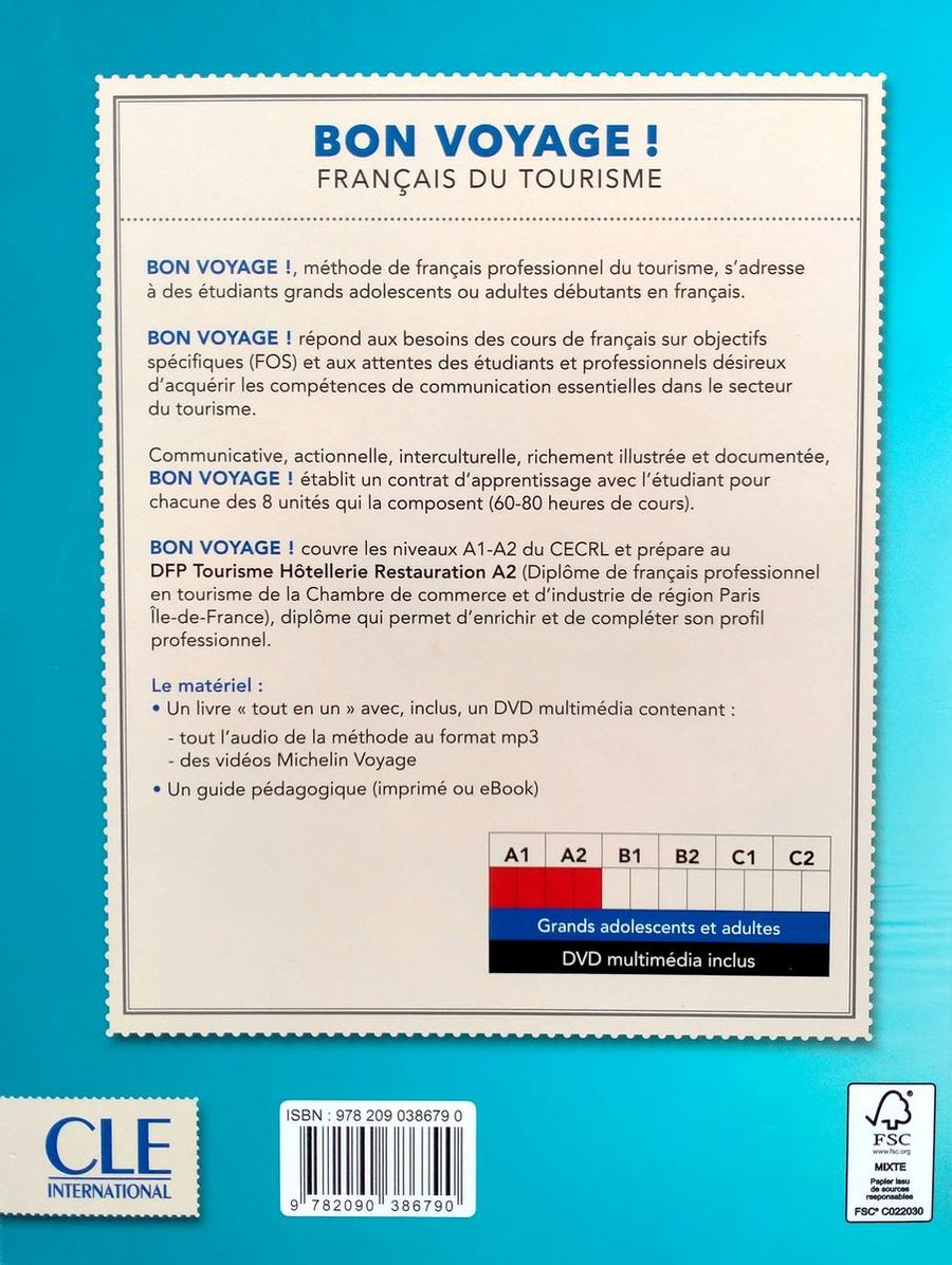 Bon voyage A1-A2 Livre + DVD-ROM