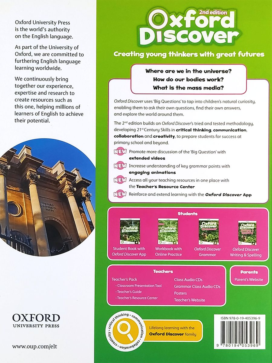 Oxford Discover (2nd edition) 4 Student Book with App