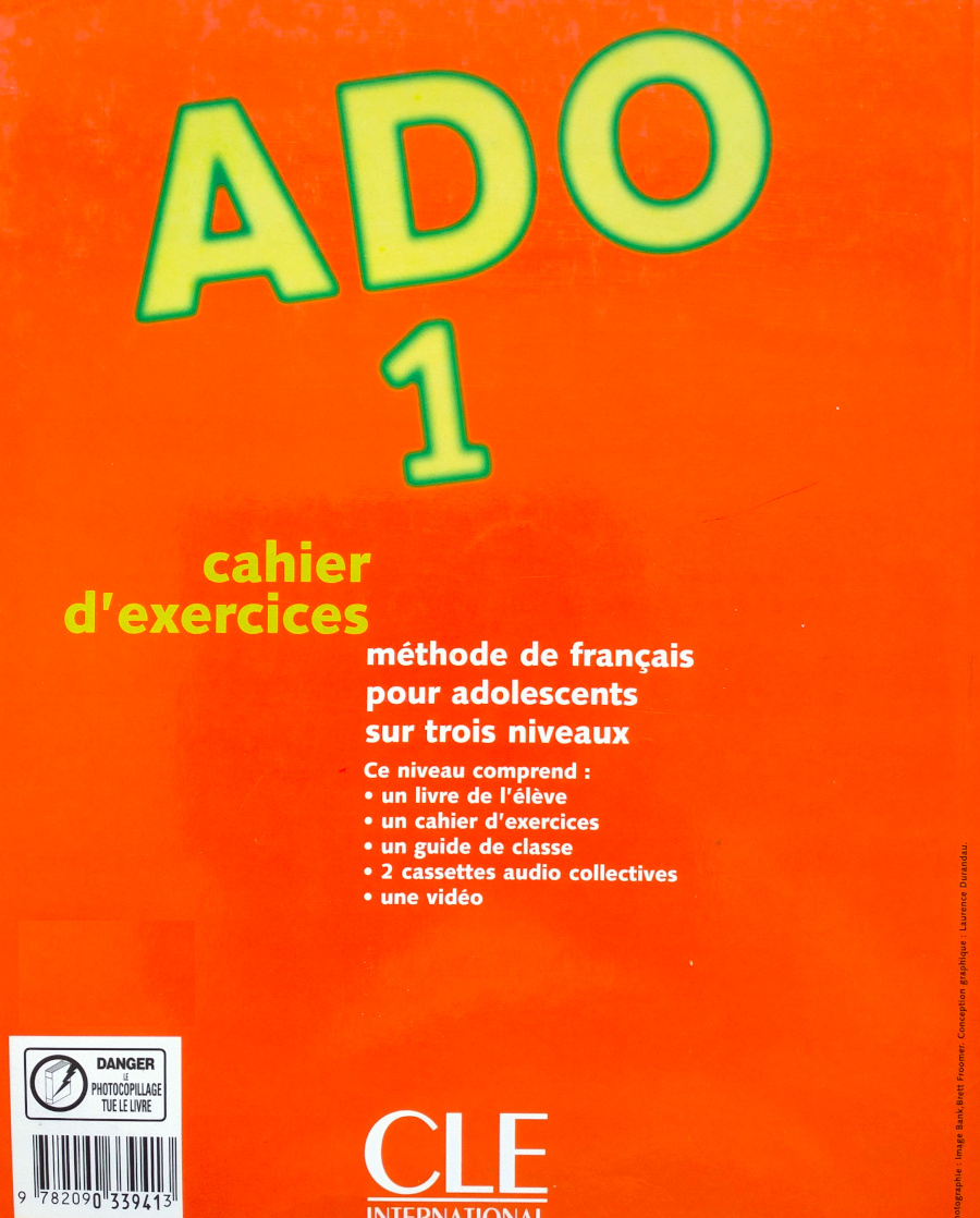 Ado 1 Cahier d'exercices