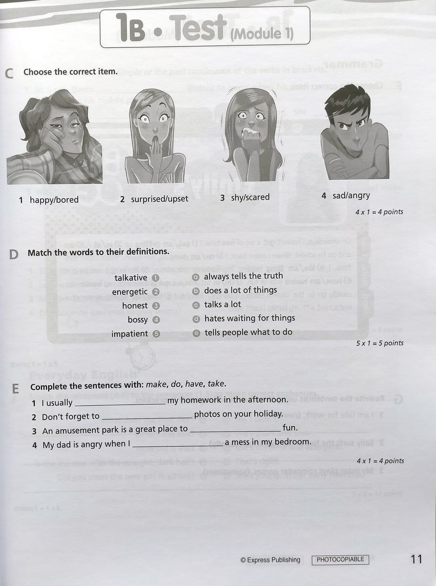 Right On! 2 Test Booklet