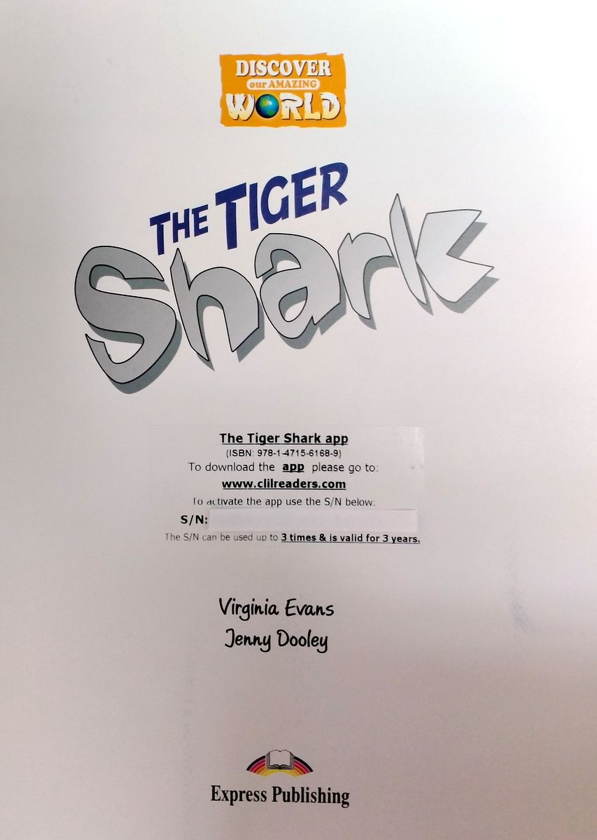 Discover Our Amazing World The Tiger Shark with Digibook
