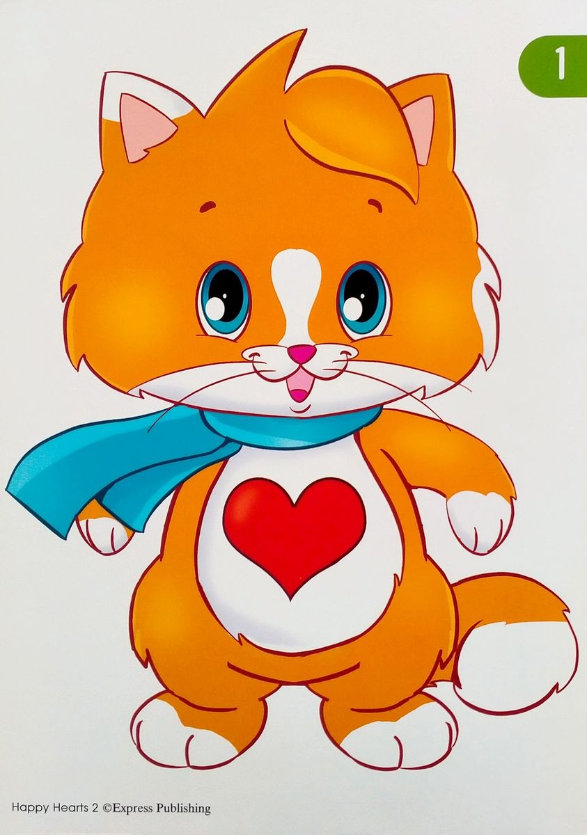 Happy Hearts 2 Picture Flashcards