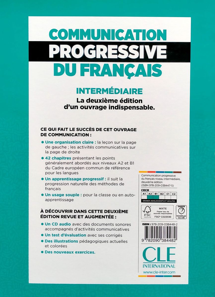 Communication Progressive du Francais 2eme edition Intermediaire A2-B1 Corriges (ответы)