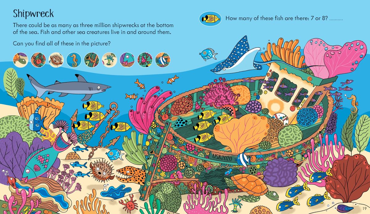 The Usborne Little Children's Under the Sea Activity Book