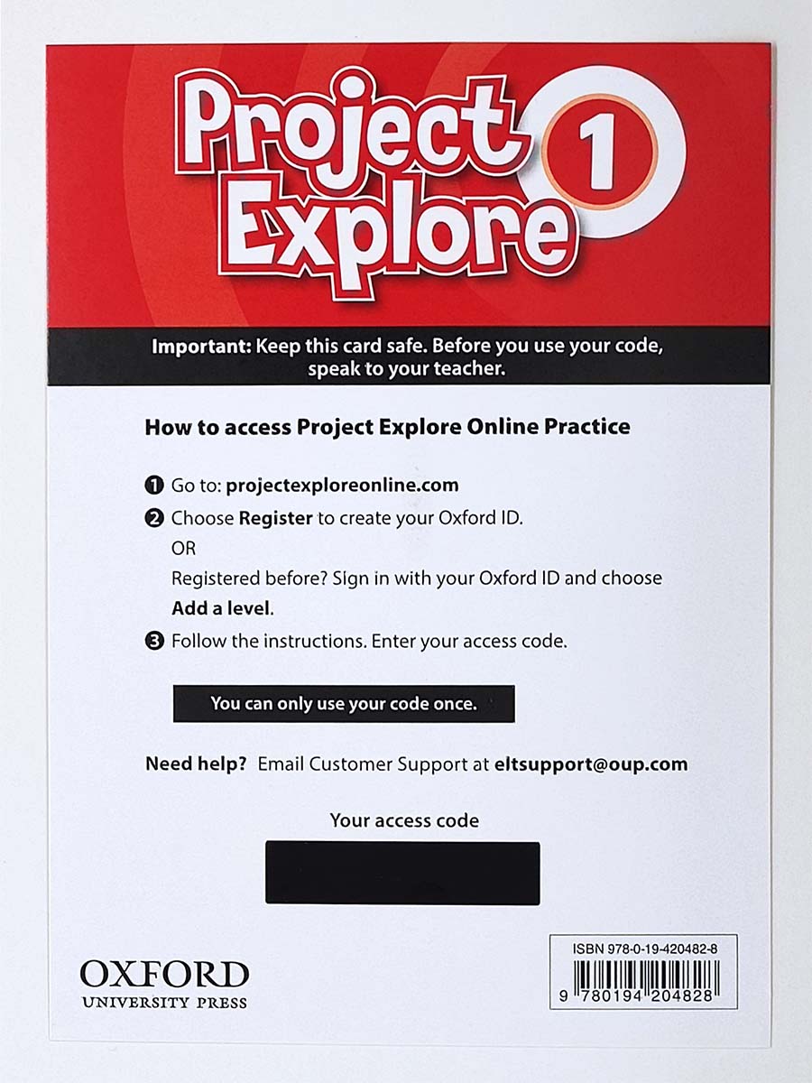 Project Explore 1 Workbook with Online Practice and Workbook Audio