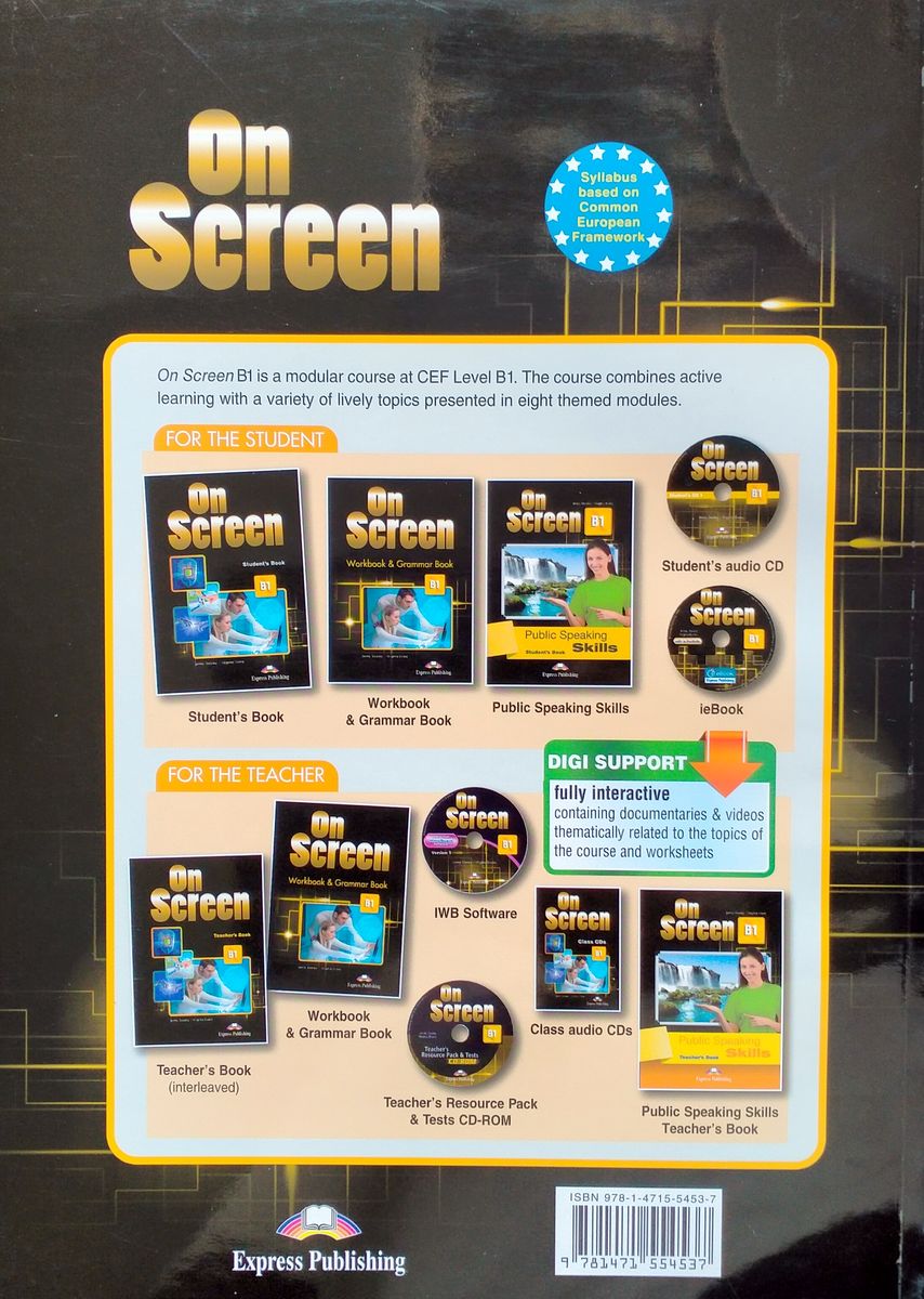 On Screen B1 Student's Book