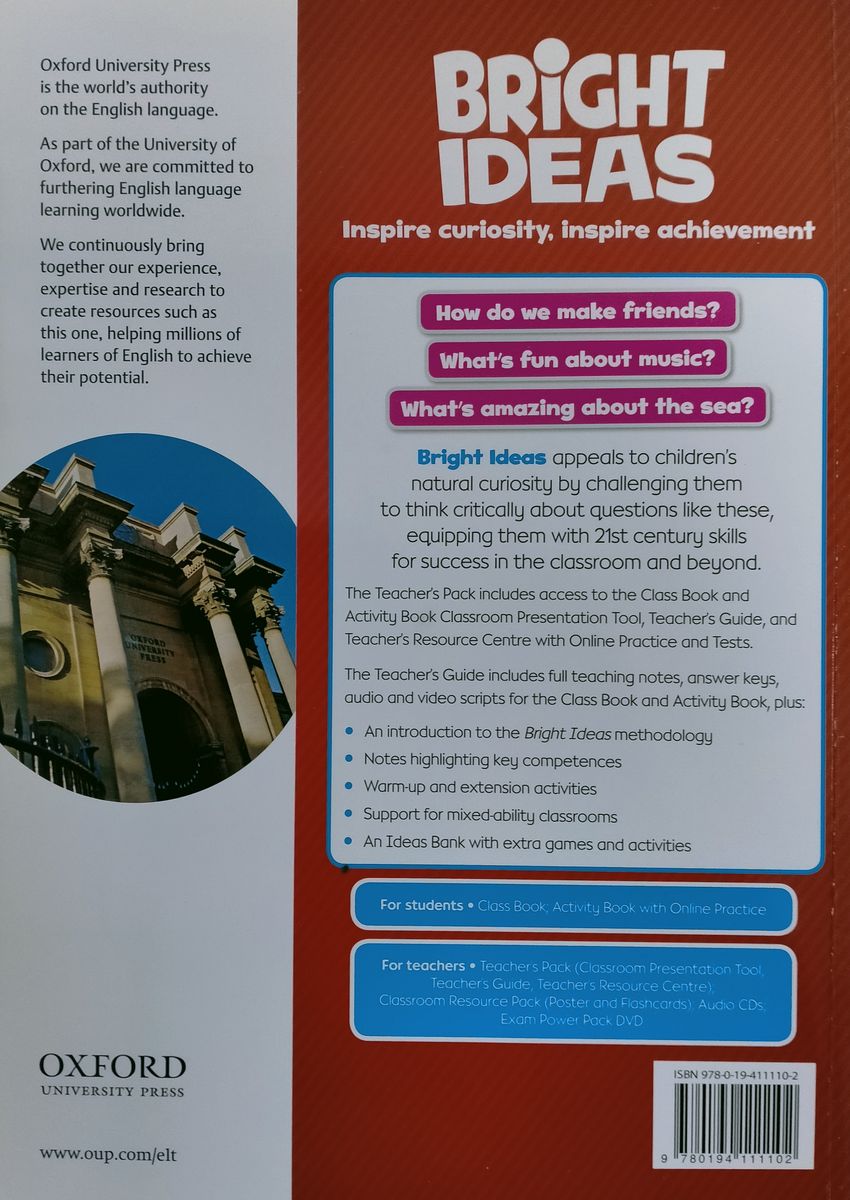 Bright Ideas 3 Teacher's Pack (Teacher's Guide, CPT and Teacher's Resource Centre)