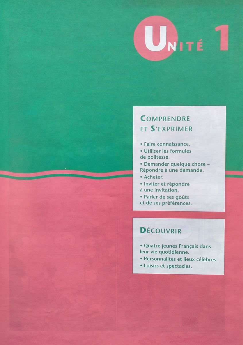 Panorama 1 Livre de l'eleve