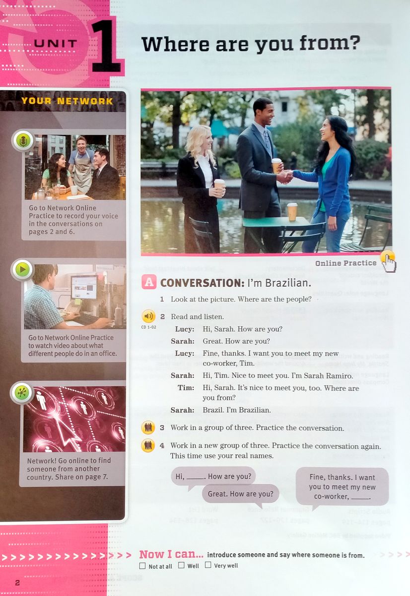 Network 1 Student Book with Online Practice