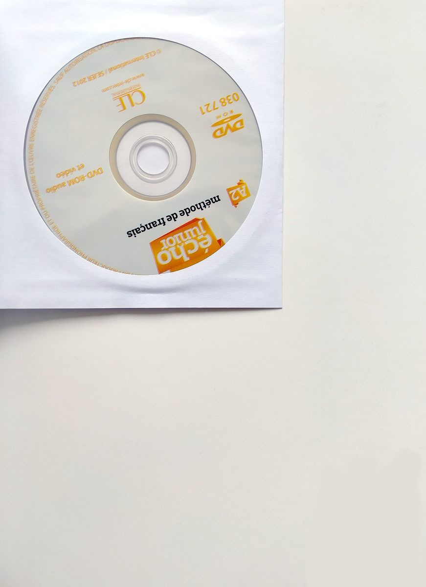 Echo Junior A2 Livre de l'eleve + DVD-ROM