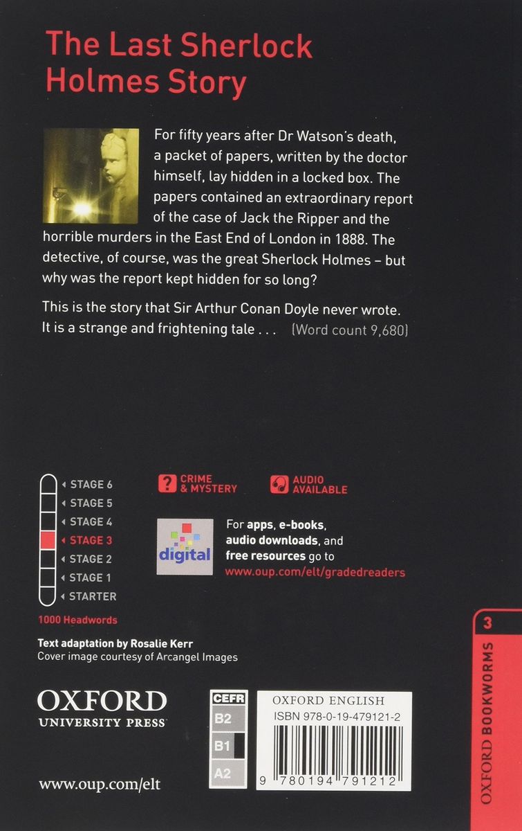Oxford Bookworms Library 3 The Last Sherlock Holmes Story with Audio Download (access card inside)