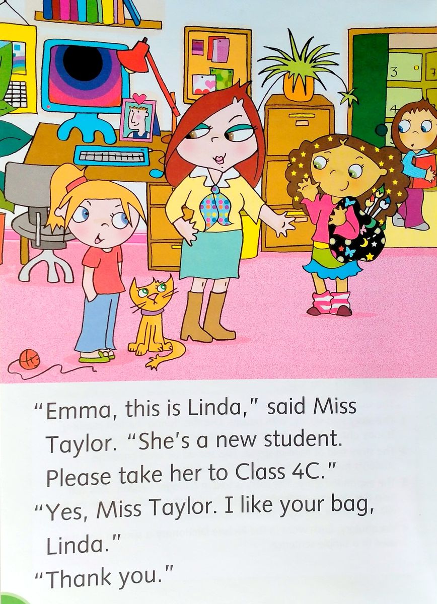 Dolphin Readers 3 New Girl in School