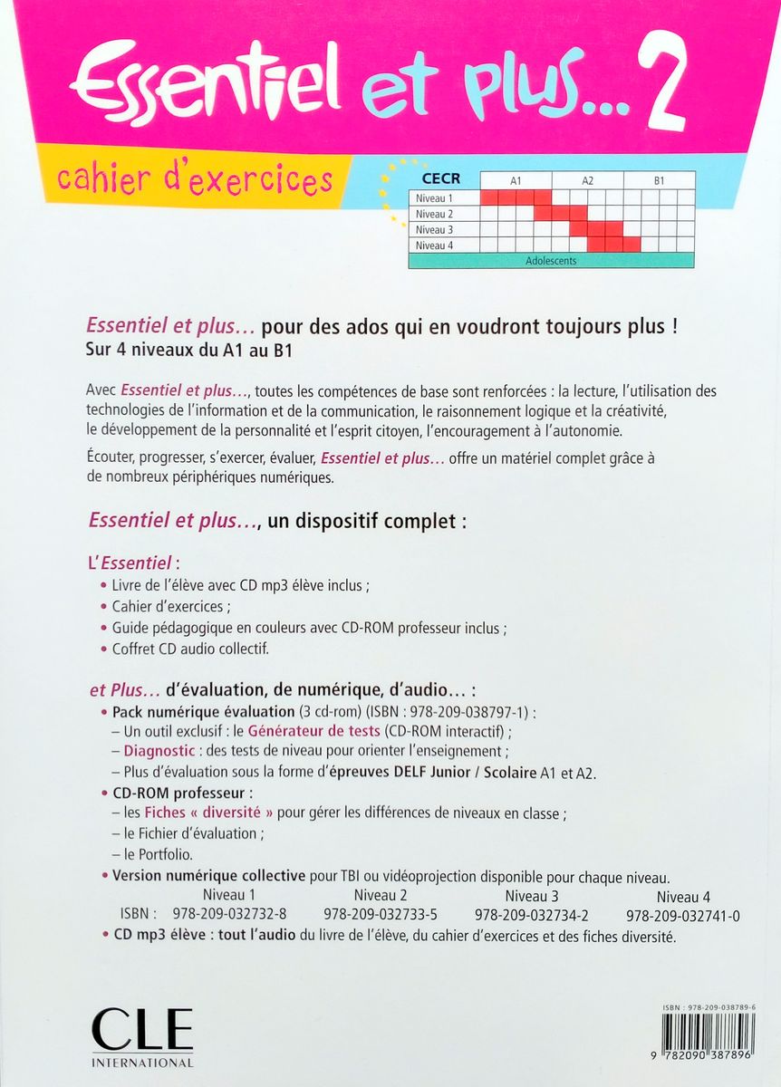 Essentiel et plus 2 Cahier d'exercices