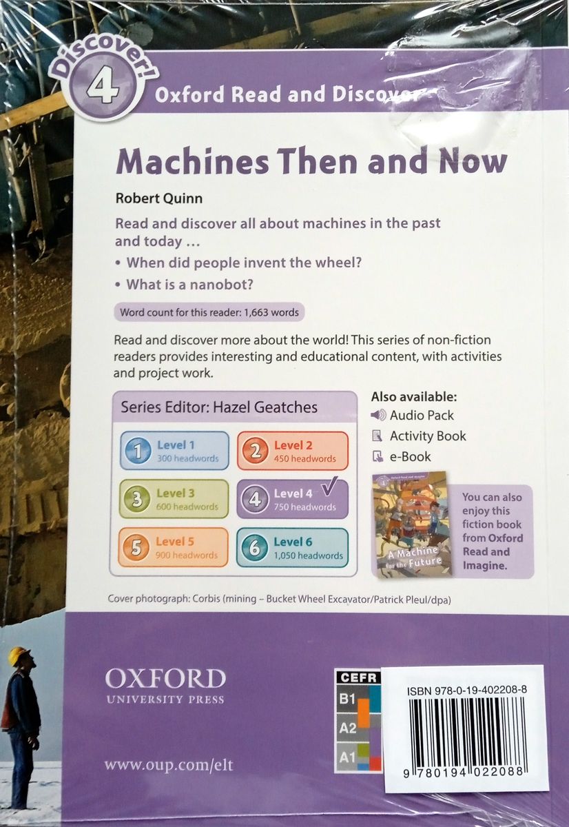 Oxford Read and Discover 4 Machines Then and Now with Audio Download (access card inside)