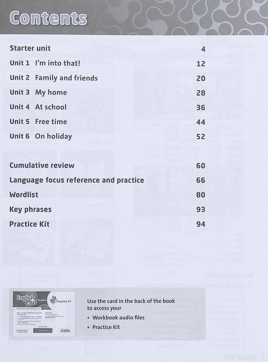 English Plus (2nd Edition)  Starter Workbook with access to Practice Kit