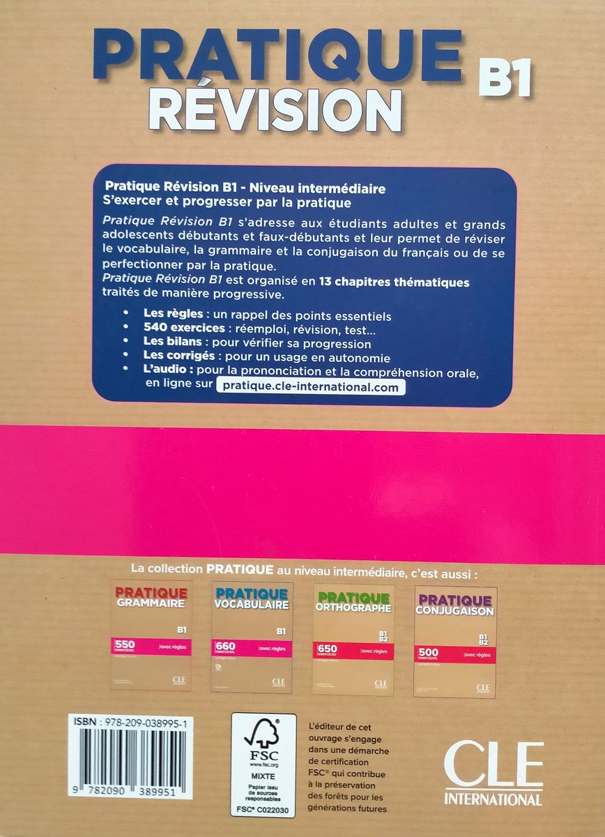 Pratique Revision B1 Livre + Corriges + Audio telechargeable