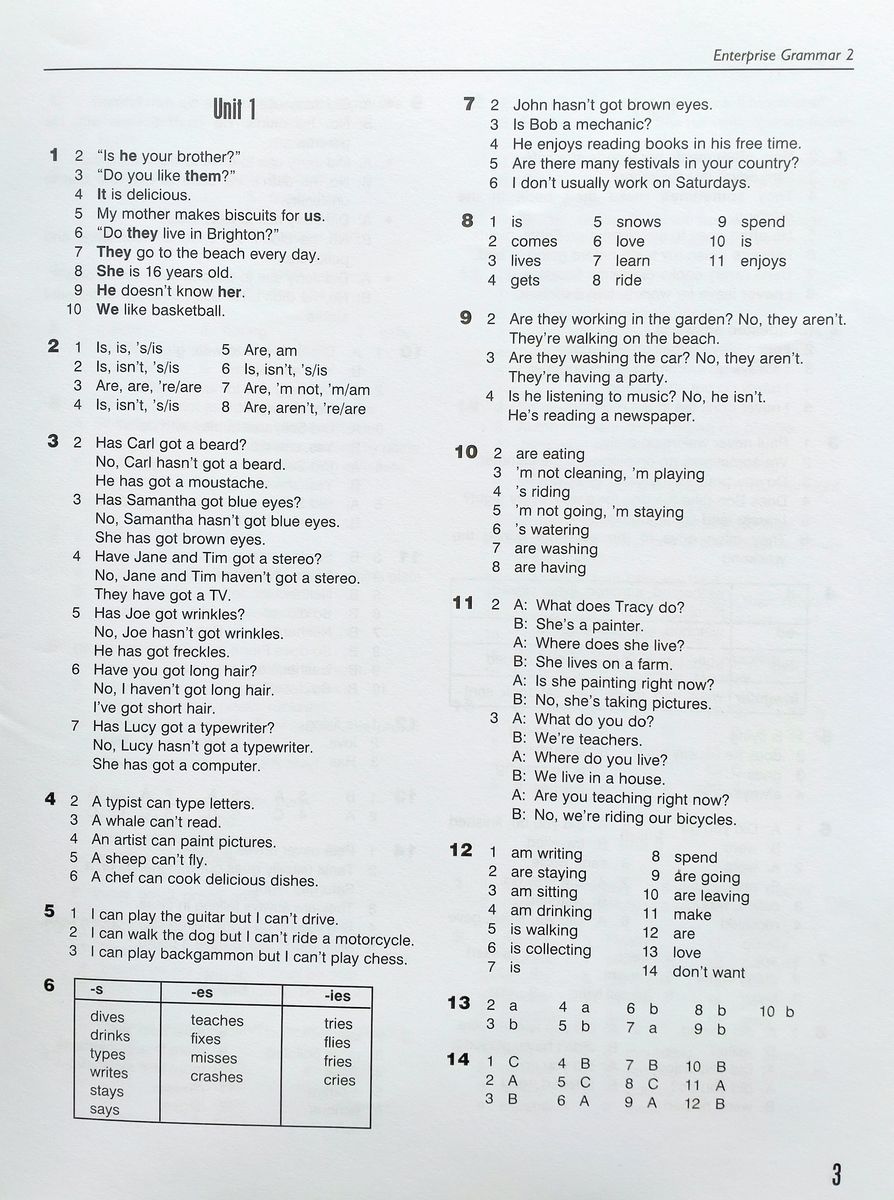 Enterprise 2 Elementary Grammar Teacher's Book