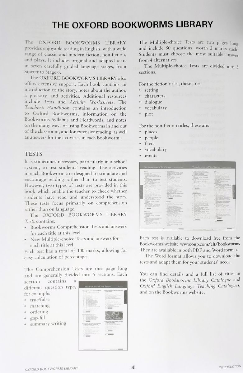 Oxford Bookworms Library  Starter  Tests