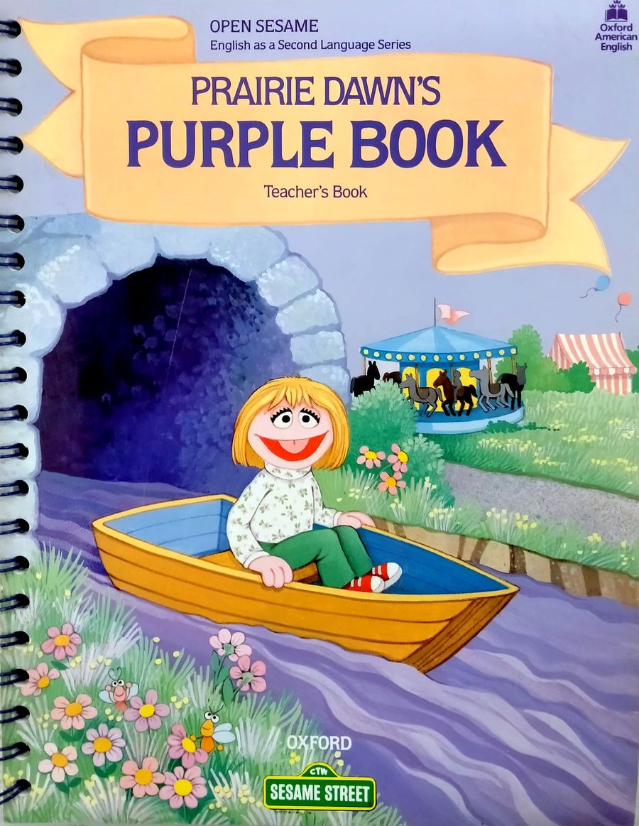 Open Sesame Prairie Dawn's Purple Book Teacher's Book