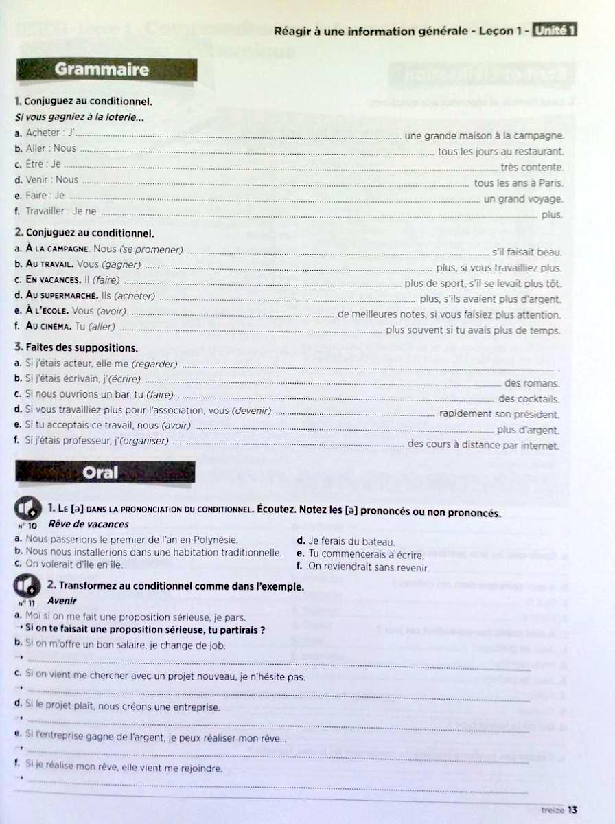 Tendances B1 Cahier d'exercices