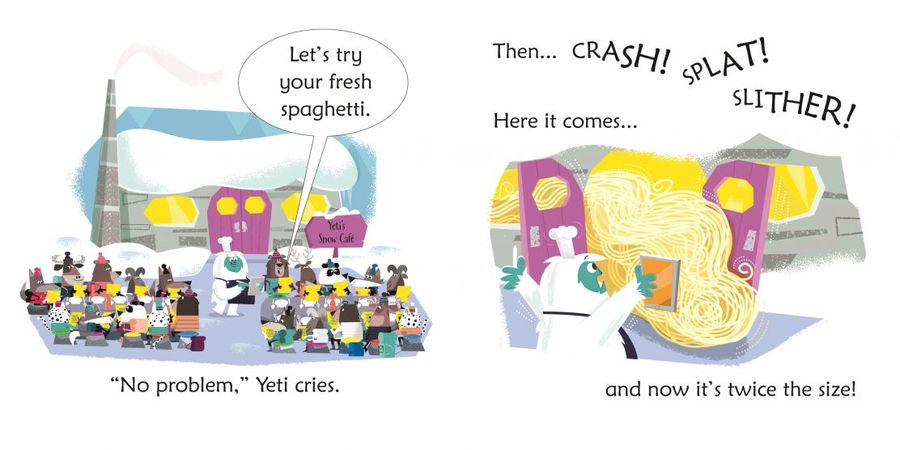 Usborne Phonics Readers Yeti Cooks Spaghetti