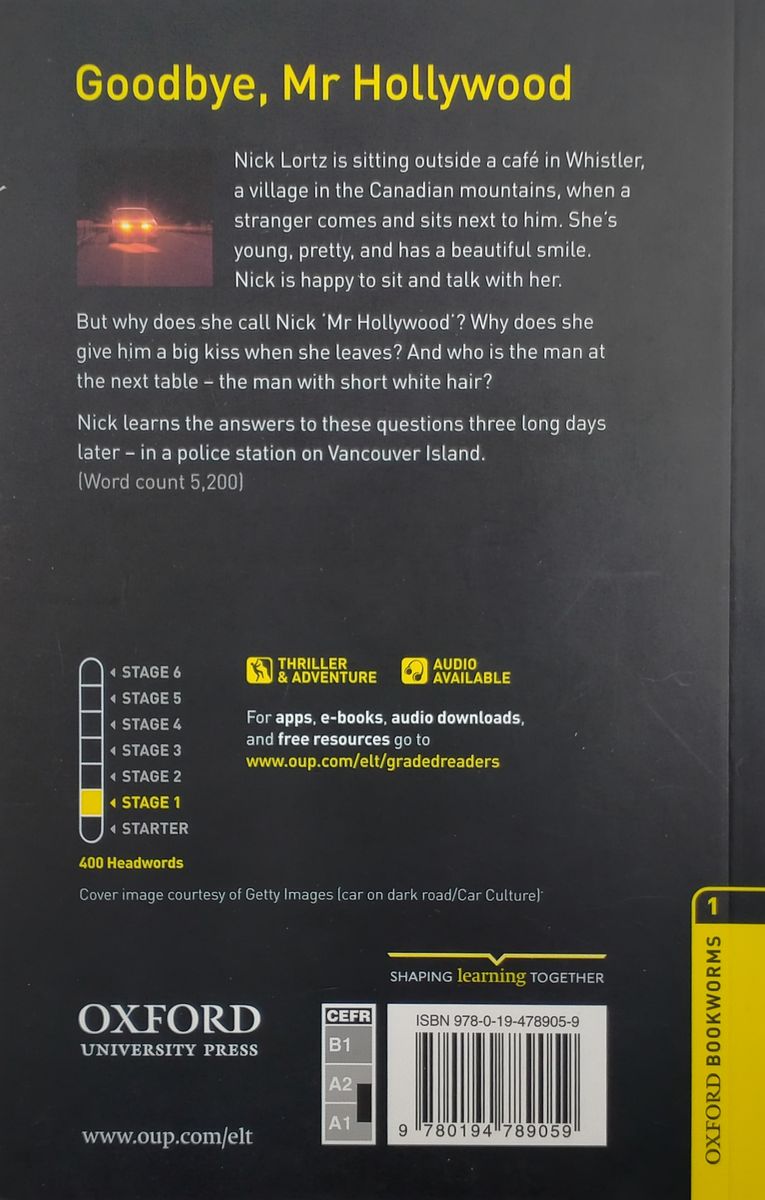 Oxford Bookworms Library 1 Goodbye, Mr Hollywood with Audio Download (access card inside)