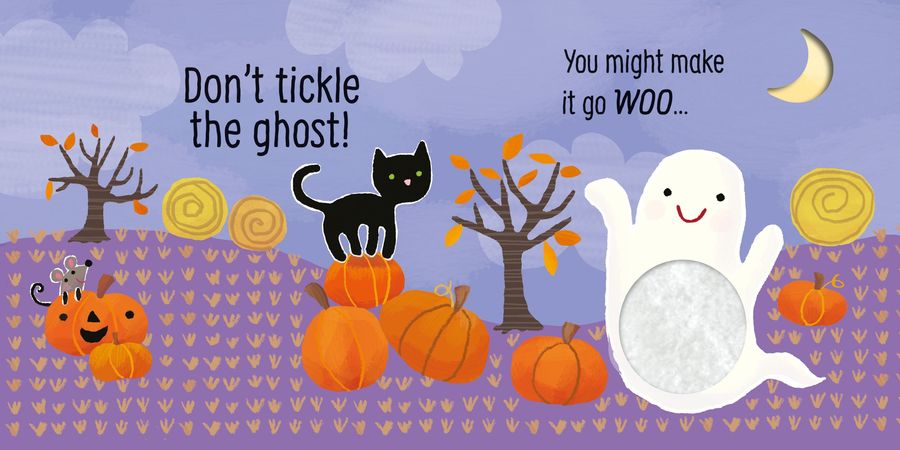 Usborne touchy-feely sound books Don't Tickle the Ghost